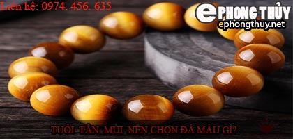 Tuổi tân mùi nên chọn đá màu nào?