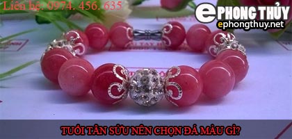 Tuổi tân sửu nên chọn đá màu nào?