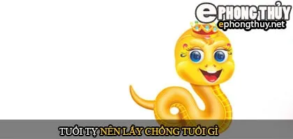 Tuổi Tỵ nên lấy chồng tuổi gì