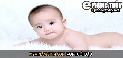 Xem năm sinh con hợp tuổi dậu