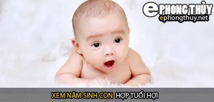 Xem năm sinh con hợp tuổi hợi