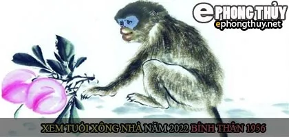 Xem tuổi xông nhà năm 2022 Nhâm Dần Theo con giáp