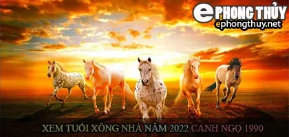 Xem tuổi xông nhà năm 2022 Nhâm Dần Theo con giáp