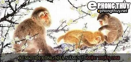 Xem tuổi xông nhà năm 2022 Nhâm Dần Theo con giáp