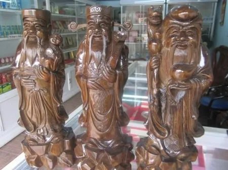 tam đa phúc lộc thọ trong phòng khách
